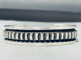 104 Grams Powerful Big Bear Native American Navajo Sterling Silver Bracelet Cuff-Nativo Arts