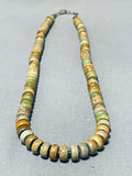 Amazing Vintage Santo Domingo Royston Turquoise Coral Sterling Silver Necklace-Nativo Arts