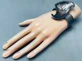 One Of The Best Vintage Navajo Sterling Silver Clasp Bracelet-Nativo Arts