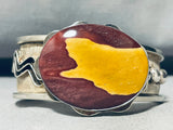 Mookaite Stone!! Very Rare Vintage Native American Navajo Sterling Silver Bracelet-Nativo Arts