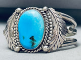 Important Vintage Kewa Tony Aguilar Sr Turquoise Sterling Silver Bracelet-Nativo Arts