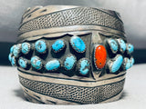 Native American Baskets Of Bisbee Turquoise Vintage Navaj Sterling Silver Bracelet-Nativo Arts