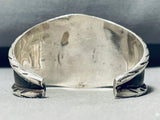 Horseshoe + Rare Turquoise Vintage Native American Navajo Sterling Silver Bracelet-Nativo Arts