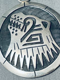 One Of The Best Vintage Native American Hopi Channel Sterling Silver Necklace-Nativo Arts