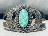 Early Century Vintage Native American Navajo Royston Turquoise Sterling Silver Bracelet-Nativo Arts