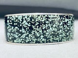 One Of Best Ever 6 Inch Wrist Vintage Native American Navajo Turquoise Sterling Silver Bracelet-Nativo Arts
