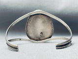 Rare Vintage Native American Navajo Chrysocholla Sterling Silver Bracelet-Nativo Arts