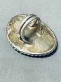 Gargantuan Viintage Native American Navajo Royston Turquoise Sterling Silver Ring-Nativo Arts