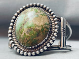 One Of The Best Vintage Native American Navajo Carico Lake Turquoise Sterling Silver Bracelet-Nativo Arts