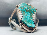 One Of The Best Vintage Native American Navajo Royston Turquoise Sterling Silver Bracelet-Nativo Arts