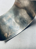 One Of The Most Unique Ever Vintage Native American Navajo Agate Sterling Silver Bracelet-Nativo Arts