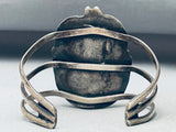 Dragon Blood Jasper Vintage Native American Navajo Sterling Silver Bracelet-Nativo Arts