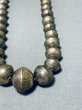 Wonderful Vintage Native American Navajo Sterling Silver Necklace-Nativo Arts