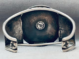 One Of The Best Vintage Native American Navajo #8 Turquoise Sterling Silver Bracelet-Nativo Arts