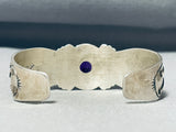 Important Native American Navajo Amethyst 12k Gold Filled Sterling Silver Bracelet-Nativo Arts