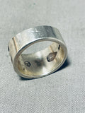 Marvelous Vintage Native American Navajo Joe Chee Sterling Silver Ring-Nativo Arts