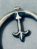 Open Arms Vintage Native American Navajo Wil Begay Sterling Silver Pendant-Nativo Arts
