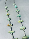 Stunning Vintage Native American Navajo Royston Turquoise Sterling Silver Necklace-Nativo Arts