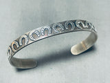 Whimsical Navajo/ Mexican Sterling Silver Horseshoe Bracelet-Nativo Arts