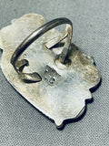 Glorious Vintage Native American Navajo Royston Turquoise Sterling Silver Huge Ring-Nativo Arts