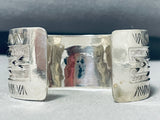 Fred Douglas Native American Navajo Sterling Silver Bracelet-Nativo Arts