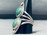 Gorgeous Vintage Native American Navajo Royston Turquoise Sterling Silver Ring-Nativo Arts