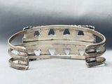 Butterfly Concho Vintage Native American Navajo Turquoise Lapis Sterling Silver Bracelet-Nativo Arts