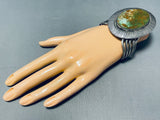One Of The Best Ever Vintage Native American Navajo Royston Turquoise Sterling Silver Bracelet-Nativo Arts