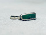 Tremendous Vintage Native American Navajo Cerrillos Turquoise Sterling Silver Ring-Nativo Arts