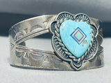 Love Of Turquoise Vintage Sterling Silver Bracelet Cuff-Nativo Arts