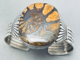 Del Vandever Vintage Native American Navajo Seashell Agate Sterling Silver Bracelet-Nativo Arts