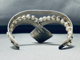 Bill Kirkham Very Rare Vintage Native American Navajo Charoite Sterling Silver Bracelet-Nativo Arts