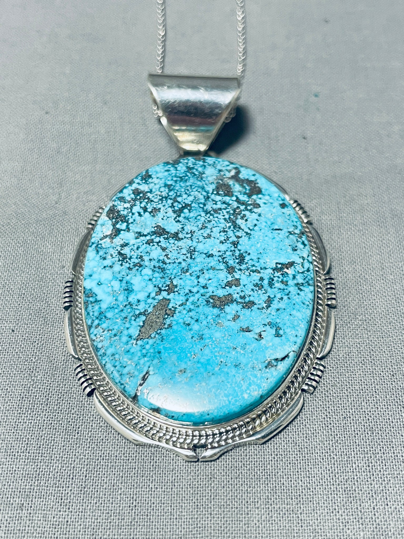 Earth Of Turquoise Vintage Native American Navajo Sterling Silver