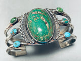 Late 1800's/ Early 1900's Vintage Native American Navajo Turquoise Ingot Or Sterling Bracelet-Nativo Arts
