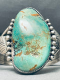 One Of The Best Vintage Native American Navajo Royston Turquoise Sterling Silver Bracelet-Nativo Arts