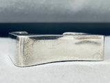 One Of The Best Contemporist Vintage Native American Navajo Sterling Silver Bracelet-Nativo Arts
