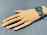 Fabulous Vintage Native American Navajo Royston Turquoise Sterling Silver Bracelet-Nativo Arts