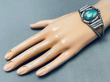 Quality Vintage Native American Navajo Royston Turquoise Sterling Silver Bracelet-Nativo Arts