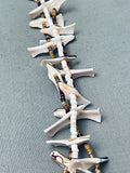 One Of The Best Vintage Santo Domingo Bird Shell Heishi Necklac Eold-Nativo Arts