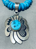 One Of The Best Vintage Native American Navajo Thomas Singer Sterling Silver Necklace-Nativo Arts