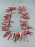 Long Shell Tooth Vintage Native American Navajo Heishi Necklace-Nativo Arts