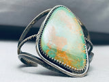 Huge Vintage Native American Navajo Royston Turquoise Sterling Silver Bracelet-Nativo Arts