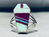 *in Memory Of* Native American Navajo Opal Sugilite Sterling Silver Ring-Nativo Arts