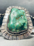 Gasp! Vintage Native American Navajo Royston Turquoise Sterling Silver Bracelet-Nativo Arts
