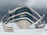 Important Vintage Native American Navajo Wild Horse Agate Sterling Silver Bracelet-Nativo Arts
