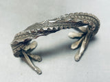 Tree Roots!! Vintage Native American Sterling Silver Bracelet-Nativo Arts