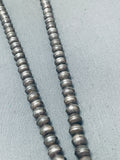 Tremendous Vintage Native American Navajo Royston Turquoise Sterling Silver Necklace-Nativo Arts