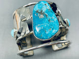 Prancing Horse Native American Navajo Turquoise Sterling Silver Bracelet-Nativo Arts