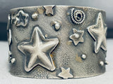 Starfish Out Of This World Native American Navajo Sterling Silver Star Bracelet-Nativo Arts