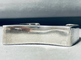 One Of The Best Contemporist Vintage Native American Navajo Sterling Silver Bracelet-Nativo Arts